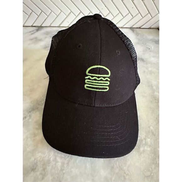 Shake Shack  Trucker Employee Cap Hat Black - Adjustable OSFA - Crew Staff - Picture 1 of 7